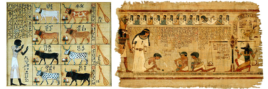 Инфографики древнего Египта.